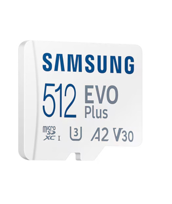 Samsung 512GB microSDXC UHS-I U3 Memory Card (MB-ME512KA/EU)