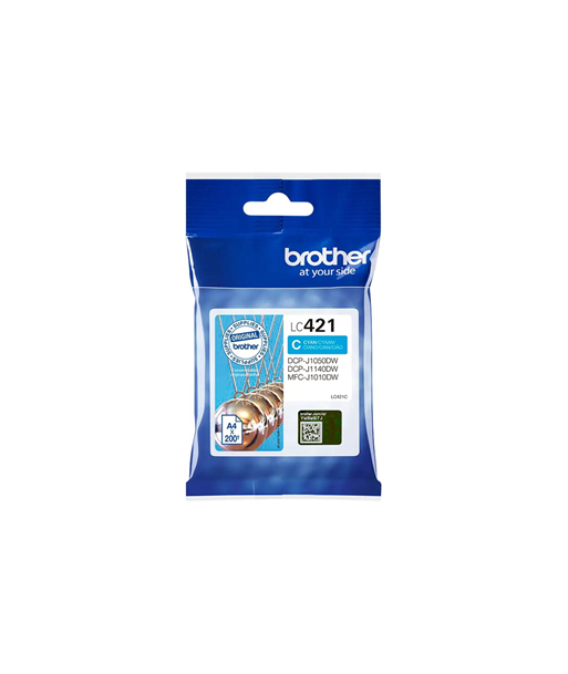 Чернильный картридж Brother LC421C Cyan Чернильный картридж Brother LC421C Cyan