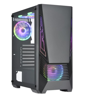 Case GOLDEN TIGER Buffalo M730i MidiTower Not included ATX MicroATX Colour Black BUFFALOM730I