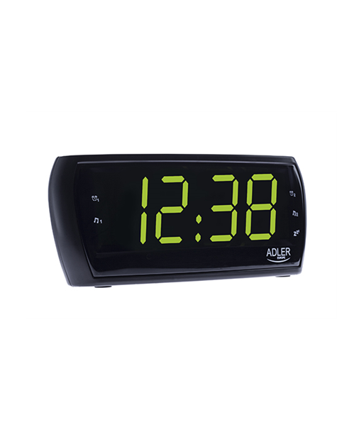 Adler AD 1121 Alarm Clock Radio - Black Adler AD 1121 Alarm Clock Radio - Black