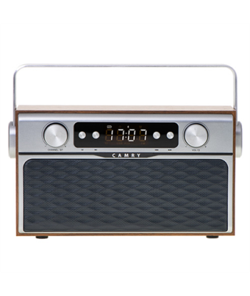 Camry   CR 1183   Bluetooth Radio   16 W   AUX in   Wooden