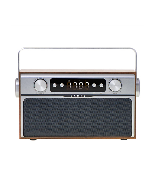 Camry   CR 1183   Bluetooth Radio   16 W   AUX in   Wooden