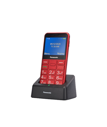 Panasonic KX-TU155EXBN Red 2.4 " TFT-LCD MB microSD/microSDHC MB Bluetooth USB version micro USB Built-in