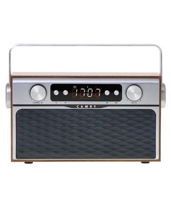 Camry   CR 1183   Bluetooth Radio   16 W   AUX in   Wooden