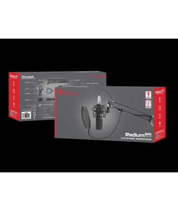 Genesis, Gaming Microphone, Radium 300, Black, Wired