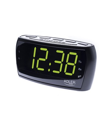 Adler   AD 1121   Alarmclock Radio   Black   Alarm function