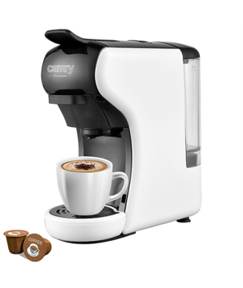 Camry, Multi-capsule Espresso machine, CR 4414, Pump pressure 19 bar, Ground/Capsule, 1450 W, White/Black