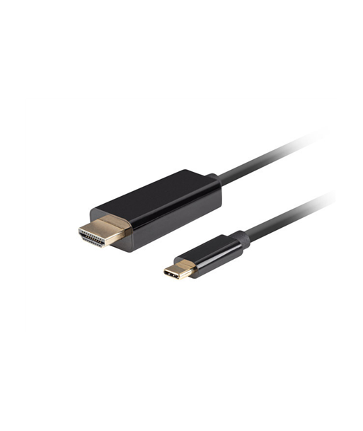 Lanberg USB-C kuni HDMI kaabel 1.8m 4K 60Hz Must Lanberg USB-C kuni HDMI kaabel 1.8m 4K 60Hz Must