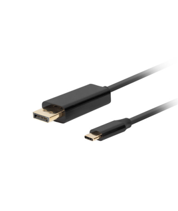Lanberg USB-C to DisplayPort Cable, 1.8 m 4K/60Hz, Black, Lanberg, USB-C to DisplayPort Cable, Black, 1.8 m