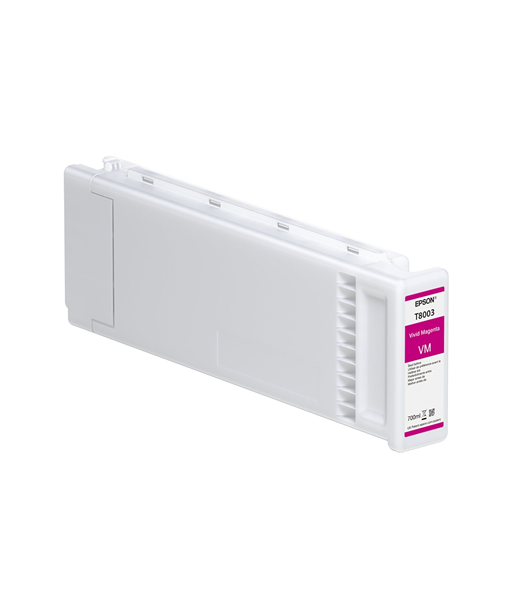 Epson Singlepack Vivid Magenta T80030N UltraChrome PRO 700ml Epson C13T80030N Epson T8003 - vivid magenta - original - ink