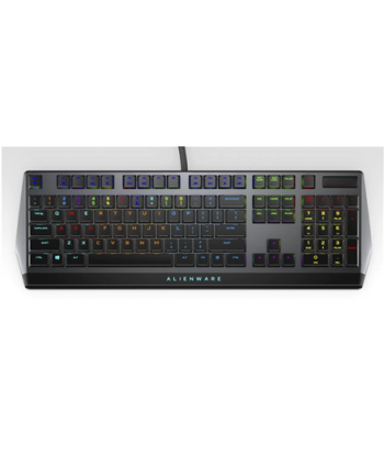 Mehaaniline klaviatuur Dell AW510K, RGB LED light, EN, Dark Gray, Wired