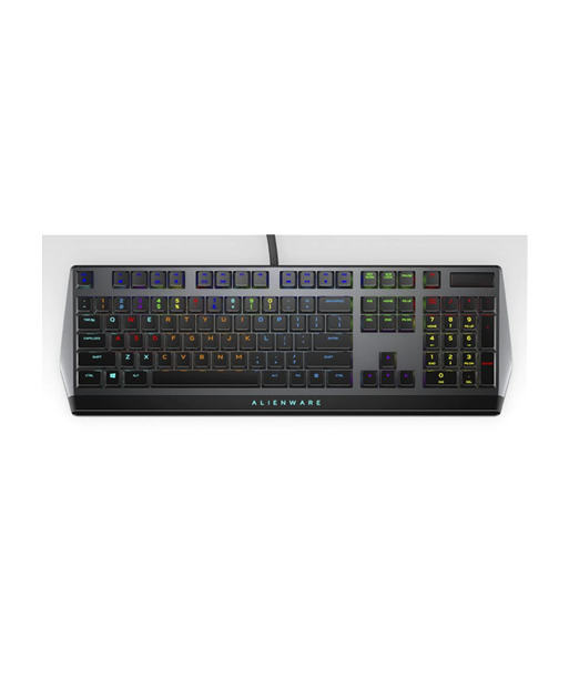 Mehaaniline klaviatuur Dell AW510K, RGB LED light, EN, Dark Gray, Wired