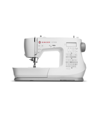 Singer Sewing Machine C7205 Number of stitches 200, Number of buttonholes 8, White