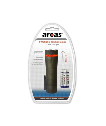 Arcas   Torch   LED   1 W   60 lm   Zoom function