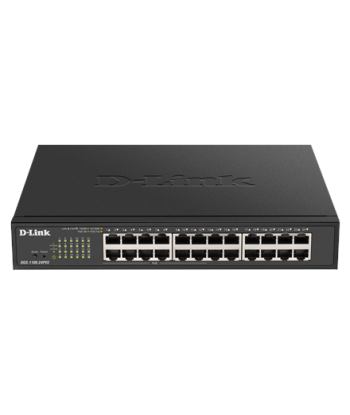 D-Link DGS-1100-24PV2 24-Pordiline Gigabit Smart Managed PoE+ Switch