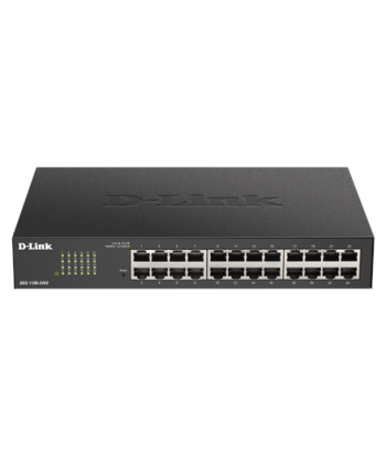 D-Link Smart Switch DGS-1100-24V2 Managed, Desktop, 1 Gbps (RJ-45) ports quantity 24, Power supply type External