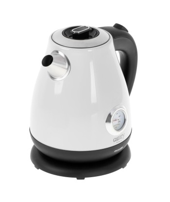Чайник Camry with a thermometer CR 1344 Electric 2200 W 1.7 L Stainless steel 360° rotational base White