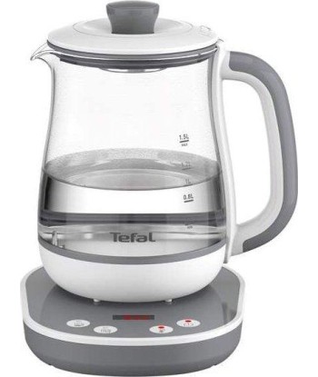 Стеклянный чайник Tefal Tastea BJ551B10 - Серый/Белый