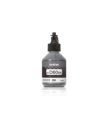 Brother BTD60BK Black Ink Bottle - Genuine High Yield Ink