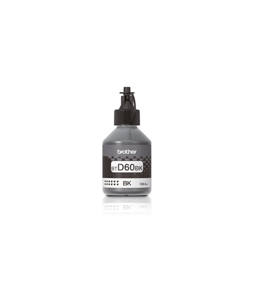 Brother BTD60BK Black Ink Bottle - Genuine High Yield Ink Brother BTD60BK Black Ink Bottle - Genuine High Yield Ink