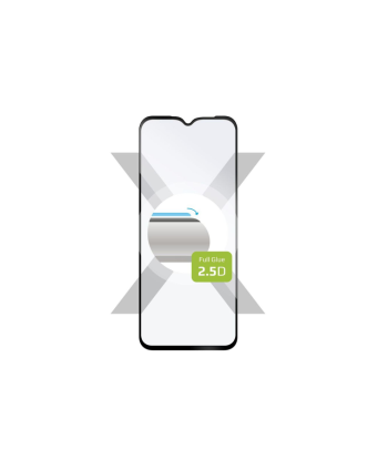 Täielik kattega karastatud klaasist ekraanikaitse Infinix Smart 7 HD - Must