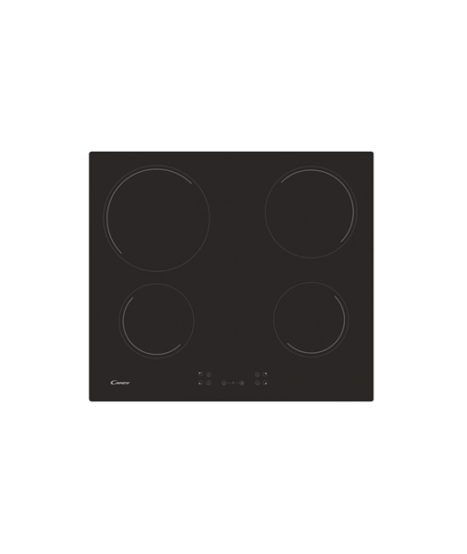 Candy, CH64CCB/4U2, Vitroceramic, Number of burners/cooking zones 4, Touch, Black