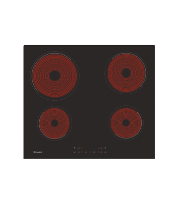 Candy, Hob, CH64CCB/4U2, Vitroceramic, Number of burners/cooking zones 4, Touch, Black