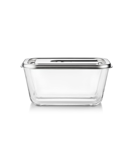 Caso Glass Vacuum Container with Plastic Lid | VacuBoxx Inox XL | Transparent