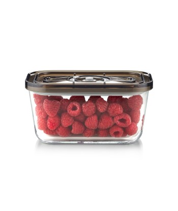 Caso Glass Vacuum Container with Plastic Lid | VacuBoxx Eco M | Transparent