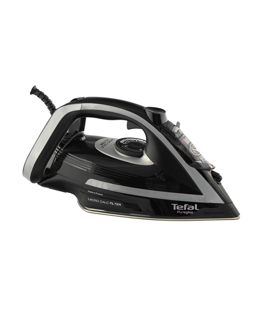 Tefal FV8062 Puregliss Iron, Black/Grey | TEFAL