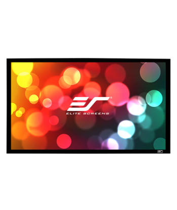 Elite Screens SableFrame Series ER100WH1 Diagonal 100 ", 16:9, Viewable screen width (W) 221 cm, Black