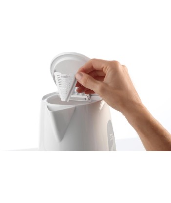 Veekeetja Gorenje, K17WE, Electric, 2200 W, 1.7 L, Plastic + metal, 360° rotational base, White