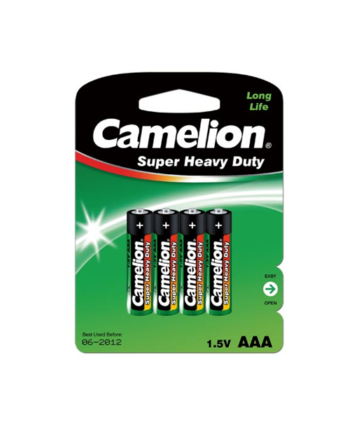 Camelion AAA Super Heavy Duty Batteries, 4-Pack Camelion AAA Super Heavy Duty Batteries, 4-Pack