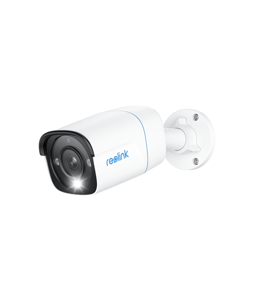 Reolink P330 Smart 4K Ultra HD PoE Security IP Camera with Person/Vehicle Detection, IP66 Waterproof, White | Reolink