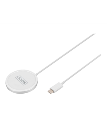 DIGITUS Wireless Charging Pad, magnetic, 15W, White
