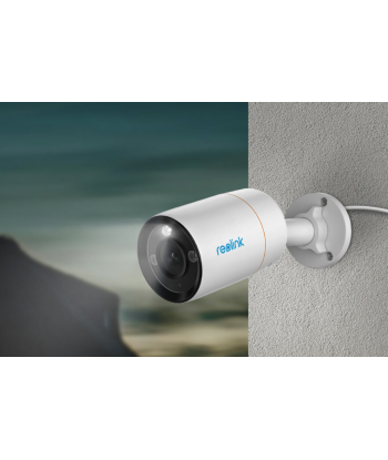 Reolink P340 Smart 12MP Ultra HD PoE Bullet Camera with Person/Vehicle Detection and Two-Way Audio, White | Reolink