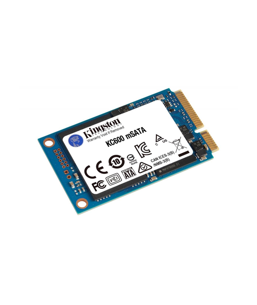 Kingston KC600 256 GB SSD form factor SSD interface mSATA Read speed 550 MB/s Write speed 500 MB/s