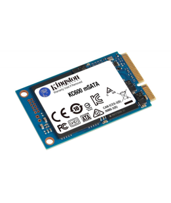 Kingston, KC600, 512 GB, Solid-state drive interface mSATA, Read speed 550 MB/s, Write speed 520 MB/s