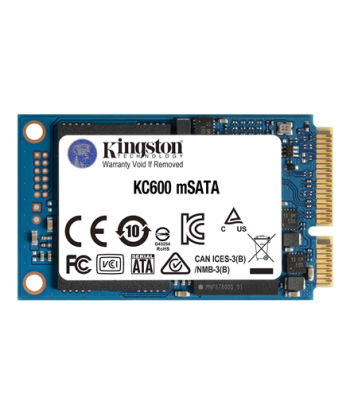 Kingston KC600 1000 GB SSD form factor SSD interface mSATA Read speed 550 MB/s Write speed 520 MB/s