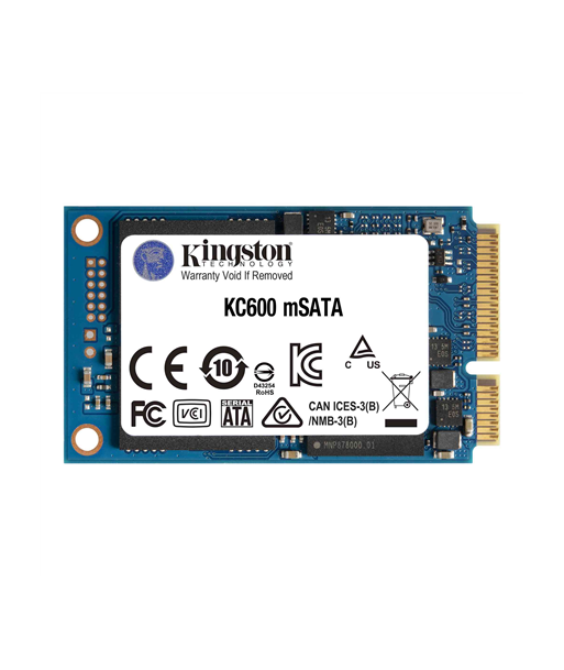 Kingston, KC600, 1000 GB, Solid-state drive interface mSATA, Read speed 550 MB/s, Write speed 520 MB/s