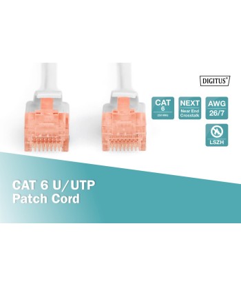 Digitus CAT6 U/UTP Патч-корд - 2.0 м, Cерый