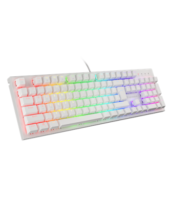 Genesis THOR 303 Gaming keyboard, RGB LED light, US, White, Wired, Brown Switch