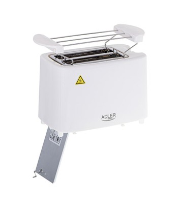 Adler AD 3223 Toaster Power 750 W Number of slots 2 Housing material Plastic White