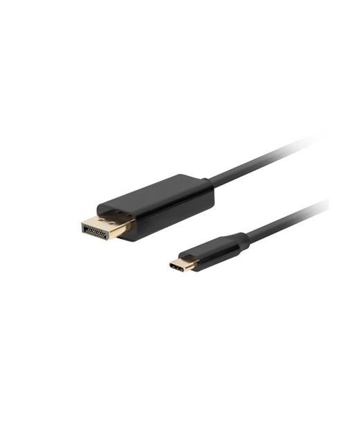 Lanberg USB-C to DisplayPort Cable, 3 m 4K/60Hz, Black Lanberg USB-C to DisplayPort Cable, 3 m 4K/60Hz, Black