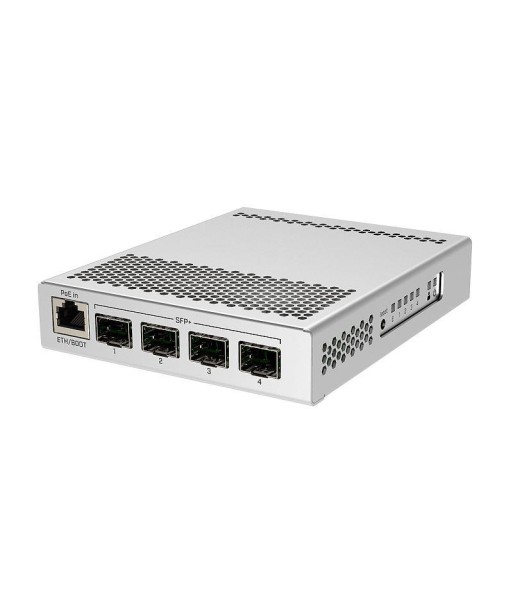 MikroTik CRS305-1G-4S+IN Компактный 4-портовый 10G SFP+ коммутатор с Gigabit Ethernet и PoE