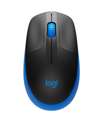 Logitech Full size Mouse M190 	Wireless, Blue, USB