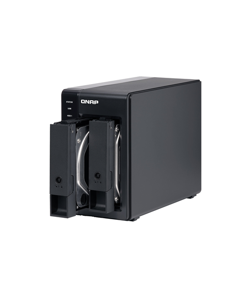 QNAP TR-002 2 Bay USB Type-C Direct Attached Storage with Hardware RAID