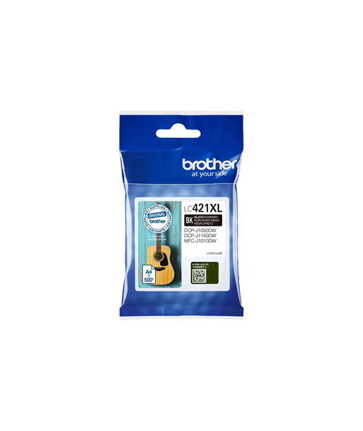 Brother LC421XLBK Ink Cartridge, Black, Brother Brother LC, LC421XLBK, Brother LC421XLBK - High Yield - black - original - ink