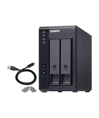 QNAP TR-002 2 Bay USB Type-C Direct Attached Storage with Hardware RAID