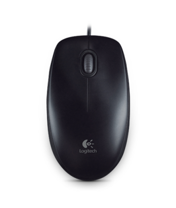 Logitech Mouse B100 Wired, Black